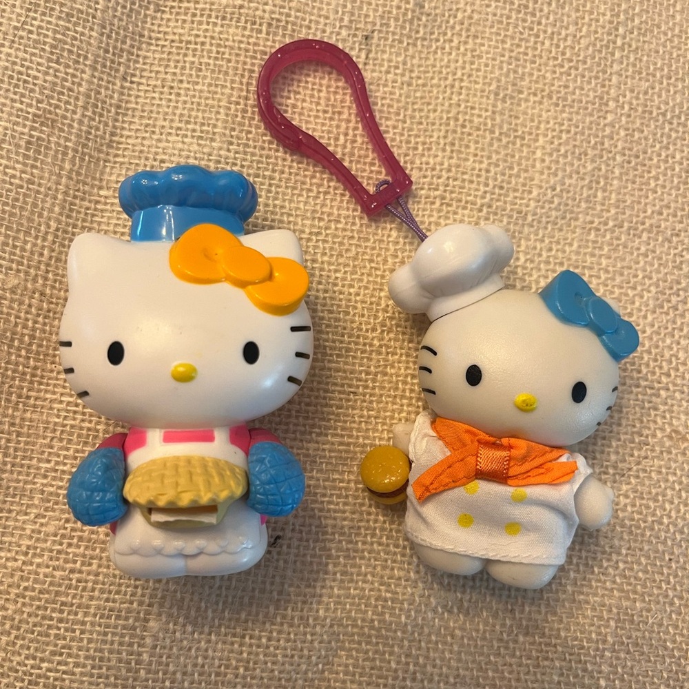 Hello Kitty Blue and Pink Dolls & Accessories Set